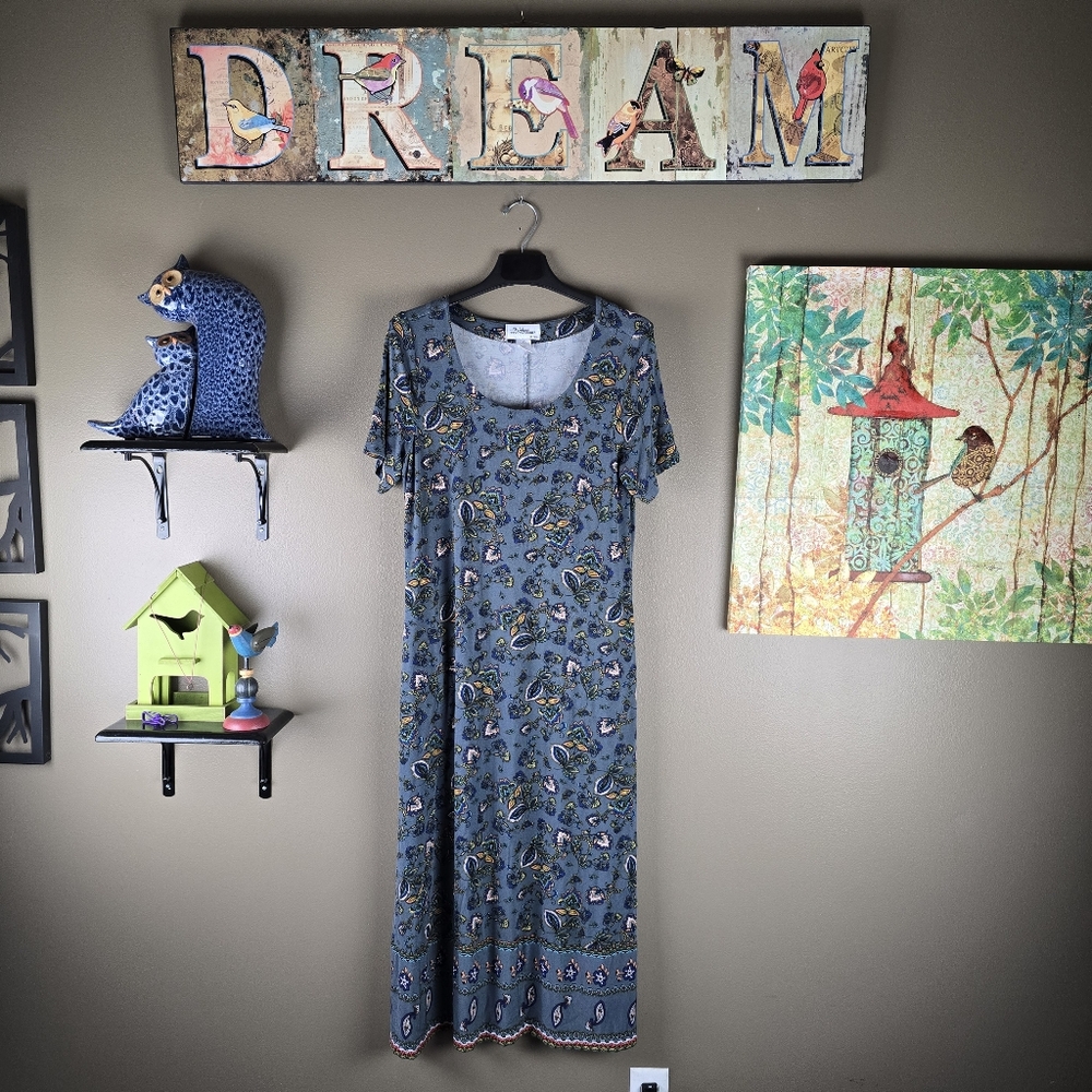 The Vermont Country Store Paisley Dress Medium